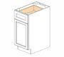 PW-B15 Petit White Shaker Base Cabinet