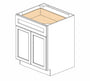 PW-B30B Petit White Shaker Base Cabinet