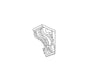 PW-CORBEL60S Petit White Shaker Corbel