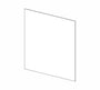 PW-FBP489614(1) Petit White Shaker Finished End Panel