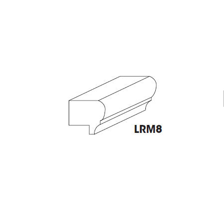CYOF-LRM8 Country Oak Light Rail Molding