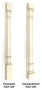 TQ-POLE28-B3 Townplace Crema Decorative Half Leg