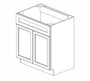 AW-S3021B-34-1/2" Ice White Shaker Vanity Sink Base
