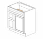CYOF-S3021DL-34-1/2" Country Oak Vanity Sink Base