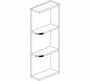 PR-WES530 Petit Brown Shaker Wall End Shelf