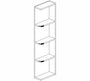 PW-WES542 Petit White Shaker Wall End Shelf