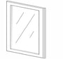 AA-W2112GD Blaze Black Shaker Glass Door