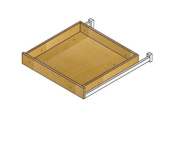 15RT-DR  Roll Out Tray for 15" Base Cabinet