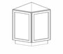 AZ-AB24 (Base) Champagne Shaker Angle Base Cabinet