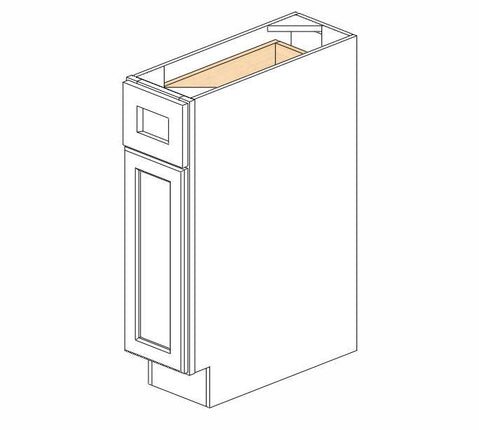 AW-B09 Ice White Shaker Base Cabinet