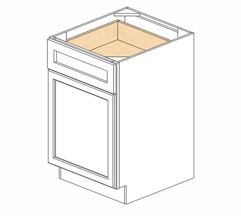 AW-B21 Ice White Shaker Base Cabinet