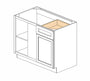 PS-BBLC45/48-42"W Petit Sand Shaker Blind Base Corner Cabinet