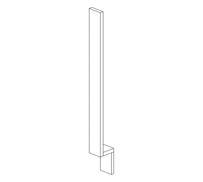 AH-BF3-3/4 Homestead Oak Shaker Base Filler