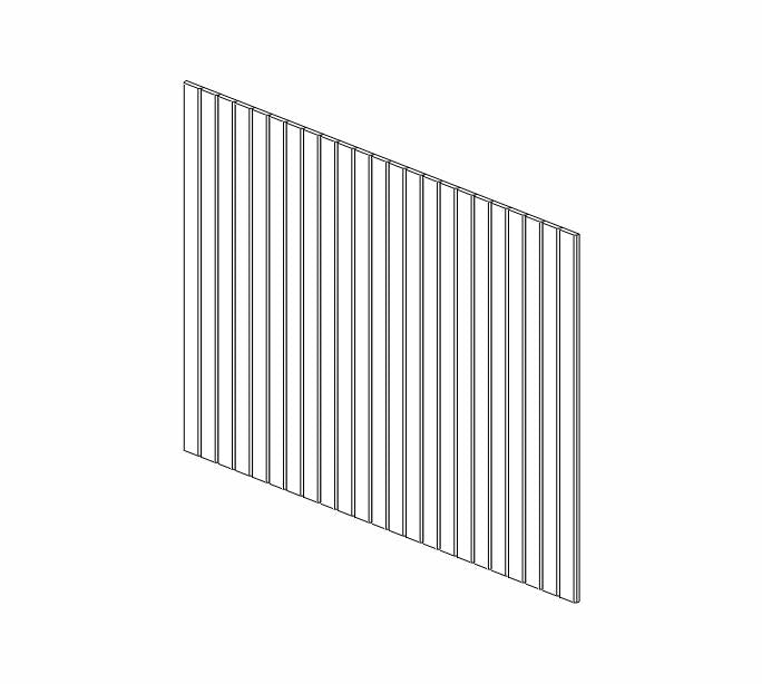 Product image showing bead board
