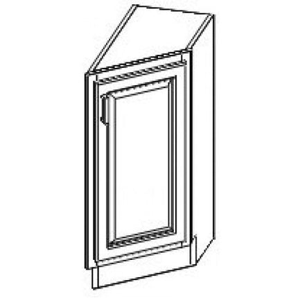 AW-BTC12R Ice White Shaker Transitional Base Cabinet