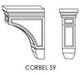 AG-CORBEL59 Greystone Shaker Corbel* (Special order item, eta 4-5 weeks)