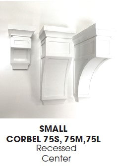 AZ-CORBEL75L Champagne Shaker Corbel