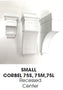 AZ-CORBEL75S Champagne Shaker Corbel
