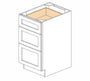 AW-DB18(3) Ice White Shaker Drawer Base Cabinet