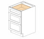 GW-DB21(3) Gramercy White Drawer Base Cabinet