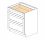 PW-DB30(3) Petit White Shaker Drawer Base Cabinet