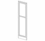 AW-EPWP2490D Ice White Shaker Wall End Doors for 90"H Pantry* (Special order item, eta 4-5 weeks)