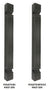 AH-POLE75-B3 Homestead Oak Shaker Decorative Half Leg