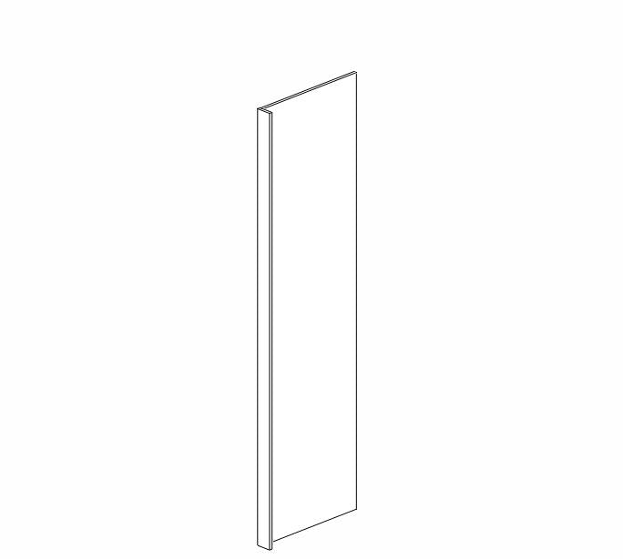GW-REP2496(3)-3/4" Gramercy White Refrigerator End Panel