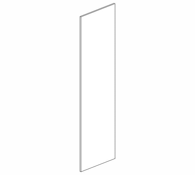 Product image showing refrigerator end panel