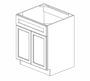 AW-SB27B Ice White Shaker Sink Base Cabinet