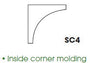 TS-SC4 (ICM) Townsquare Grey Inside Corner Molding