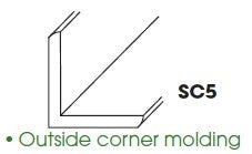 AH-SC5 (OCM) Homestead Oak Shaker Outside Corner Molding