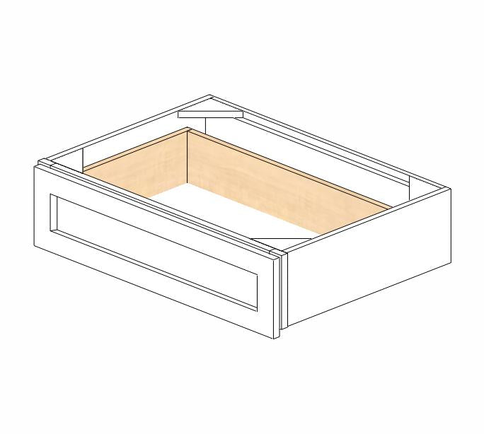 AZ-SVDU3021-7" Champagne Shaker Desk Drawer