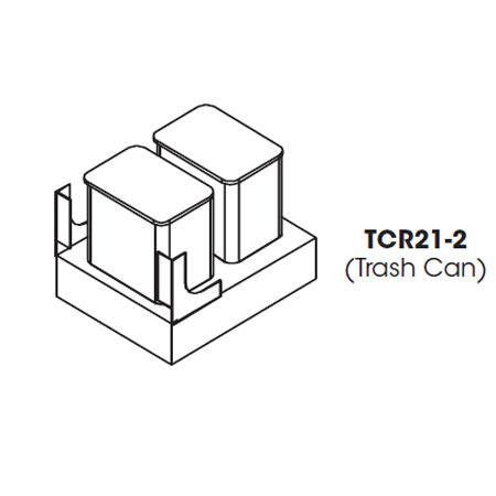 TCR21-2 Pull out Trash Can Unit