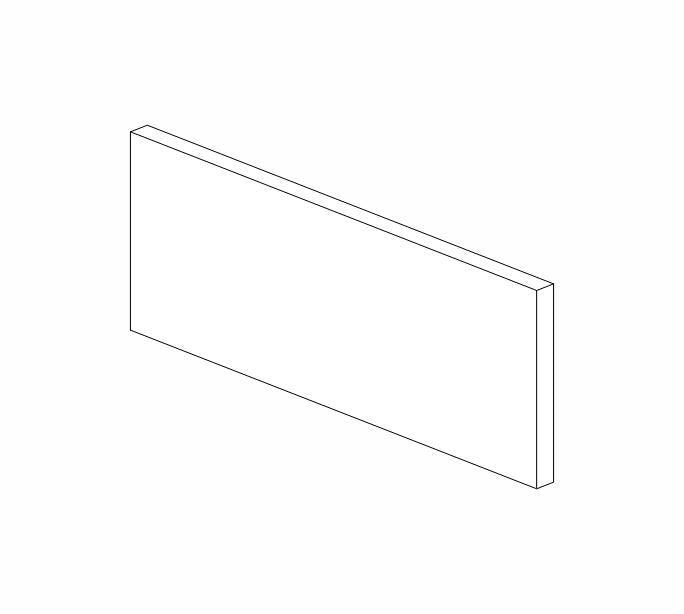 Product image showing toe kick