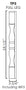 AZ-TP3/WF34-1/2 Champagne Shaker Decorative Leg