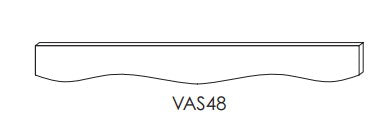 SB-VAS48 Signature Brownstone Valance