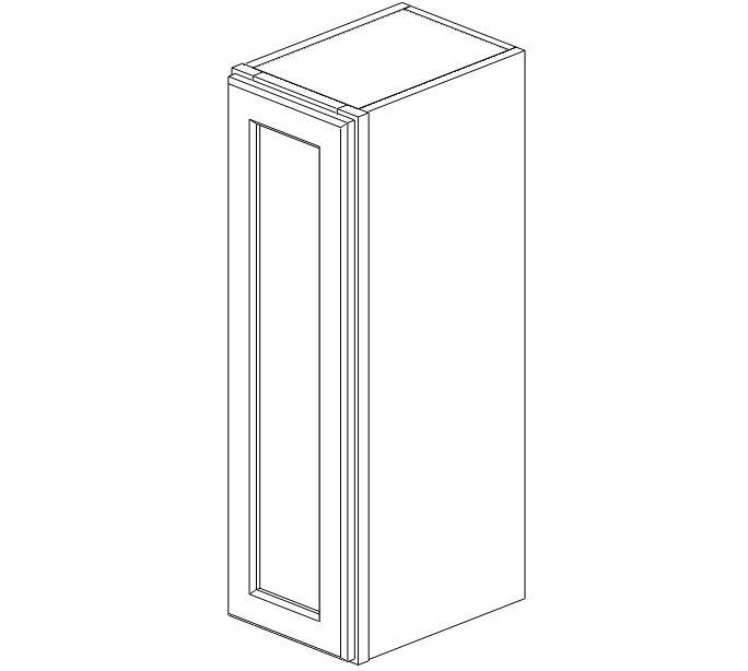 AW-W0930 Ice White Shaker Wall Cabinet