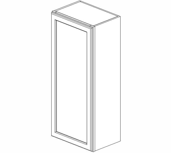 AW-W1842 Ice White Shaker Wall Cabinet