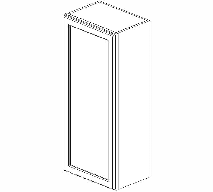 AZ-W1842 Champagne Shaker Wall Cabinet