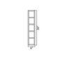 AZ-WC630 Champagne Shaker Wall Cube