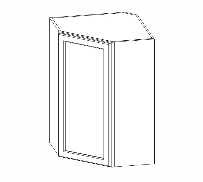 SB-WDC2436 Signature Brownstone Wall Diagonal Corner Cabinet