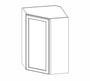 AW-WDC2436 Ice White Shaker Wall Diagonal Corner Cabinet