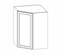 AZ-WDC273615 Champagne Shaker Wall Diagonal Corner Cabinet