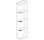 TW-WES542 Uptown White Wall End Shelf