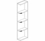 AW-WES542 Ice White Shaker Wall End Shelf* (Special order item, eta 4-5 weeks)