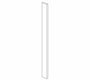 AH-WF336-3/4 Homestead Oak Shaker Wall Filler