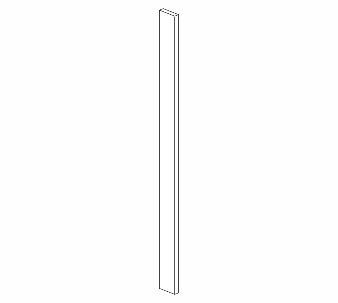 AA-WF342-3/4 Blaze Black Shaker Wall Filler