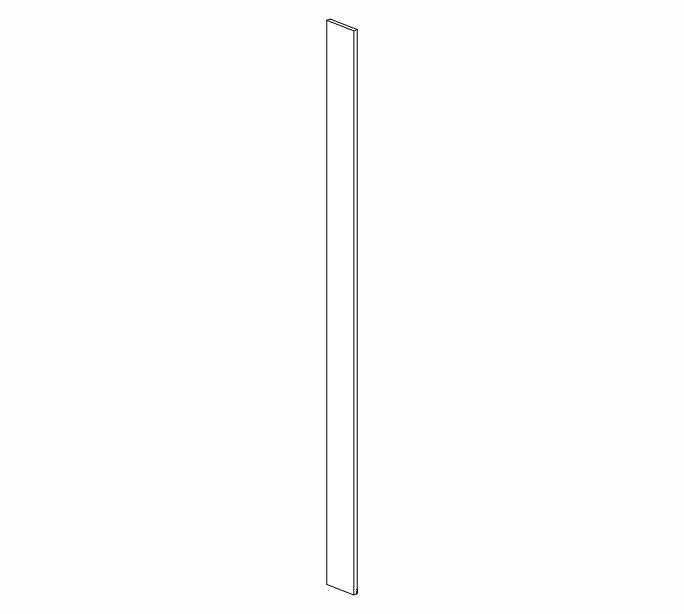 TW-WF696-3/4 Uptown White Wall Filler