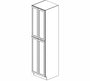 TW-WP2496B Uptown White Wall Pantry Cabinet